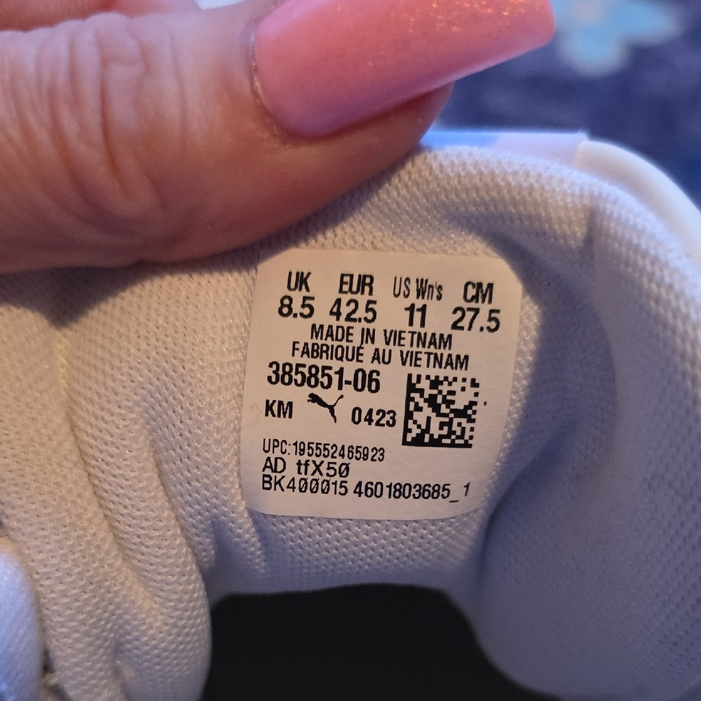 Womens Puma High-Top Sneakers - White - Picture 3 of 10